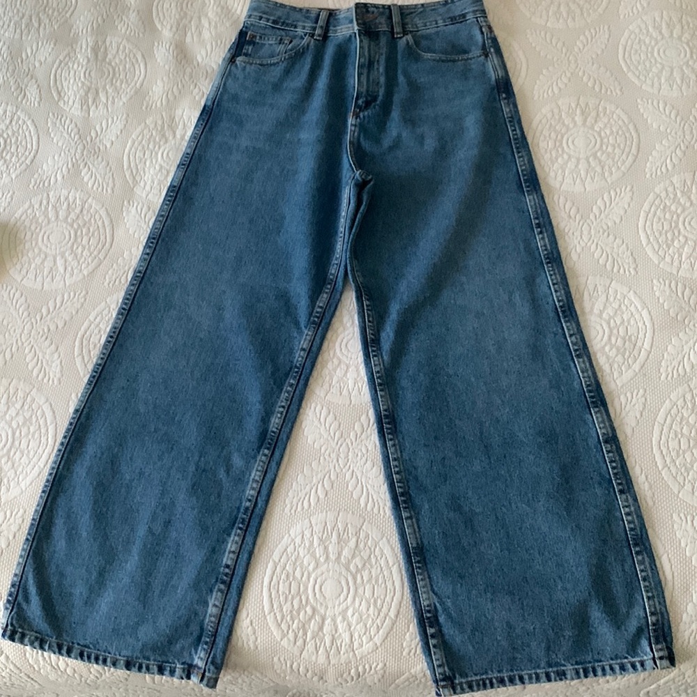 Sezane LE CROP Size 38/6 (USA)-Denim color